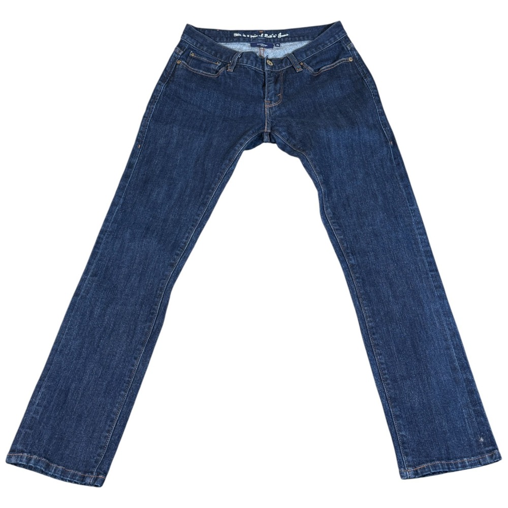 Levi's 523 Tilted Straight Leg Jeans Womens 6/28 Medium Blue Denim Medium Wash